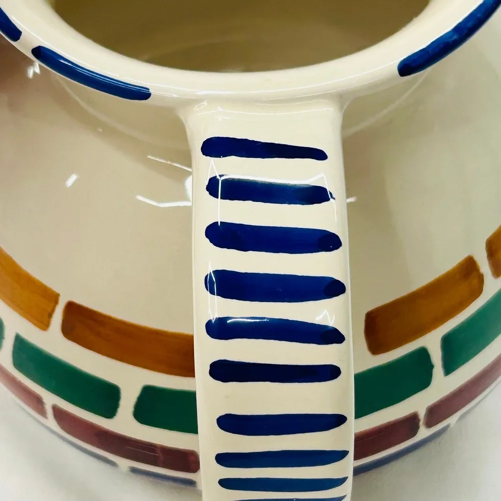 VIntage Pier 1 Imports Ceramic Pitcher 7